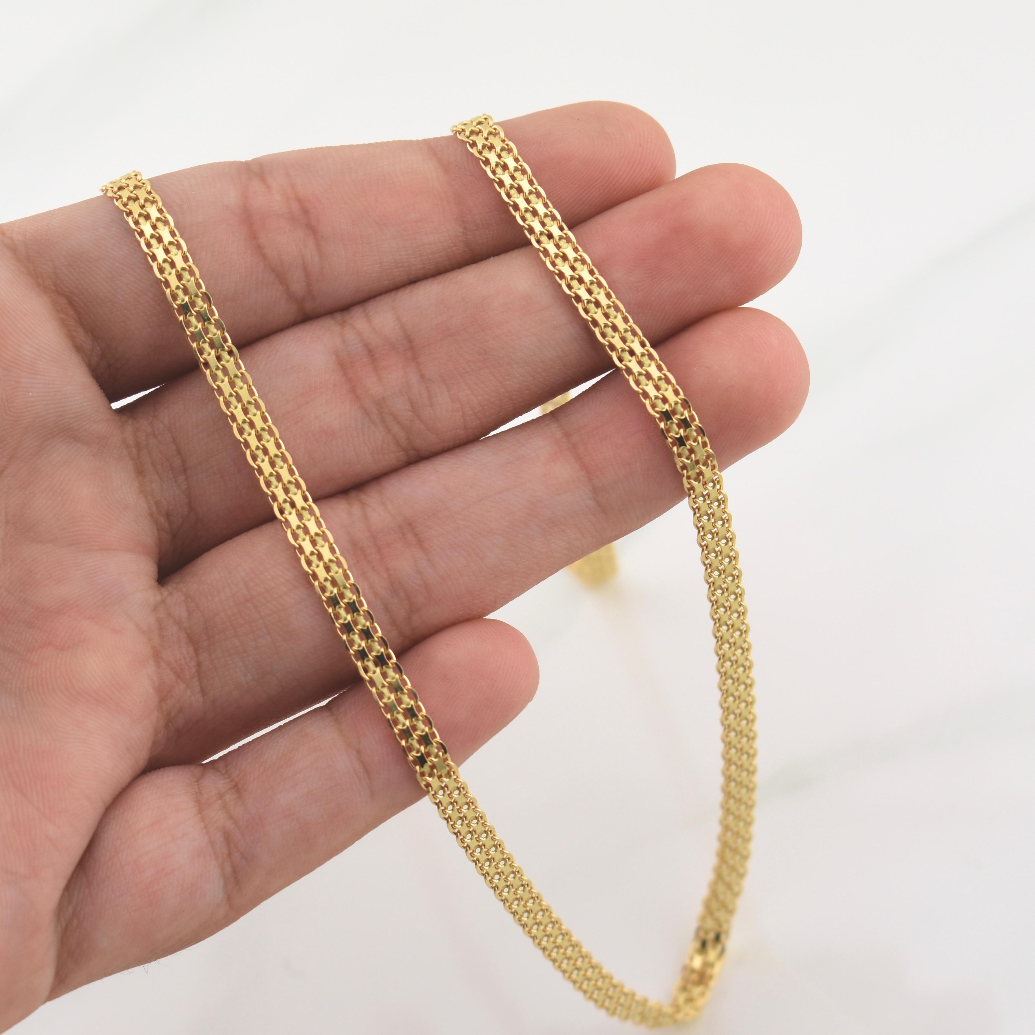 Cadena China 13.2gr / 23 3/4 in / Oro Amarillo +1 18K !