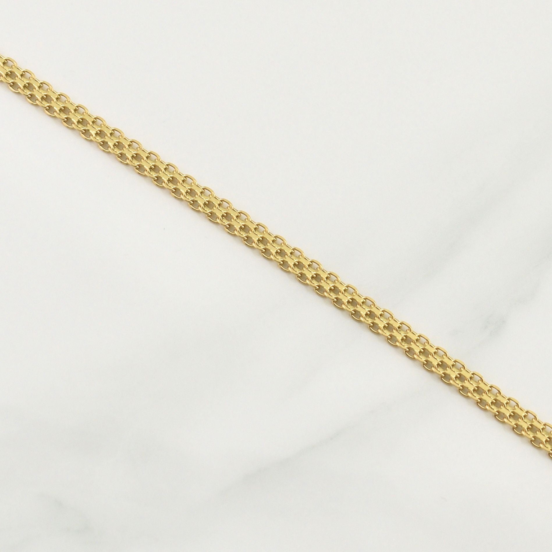 Cadena China 13.15gr / 23 3/4 in / Oro Amarillo +1 18K !