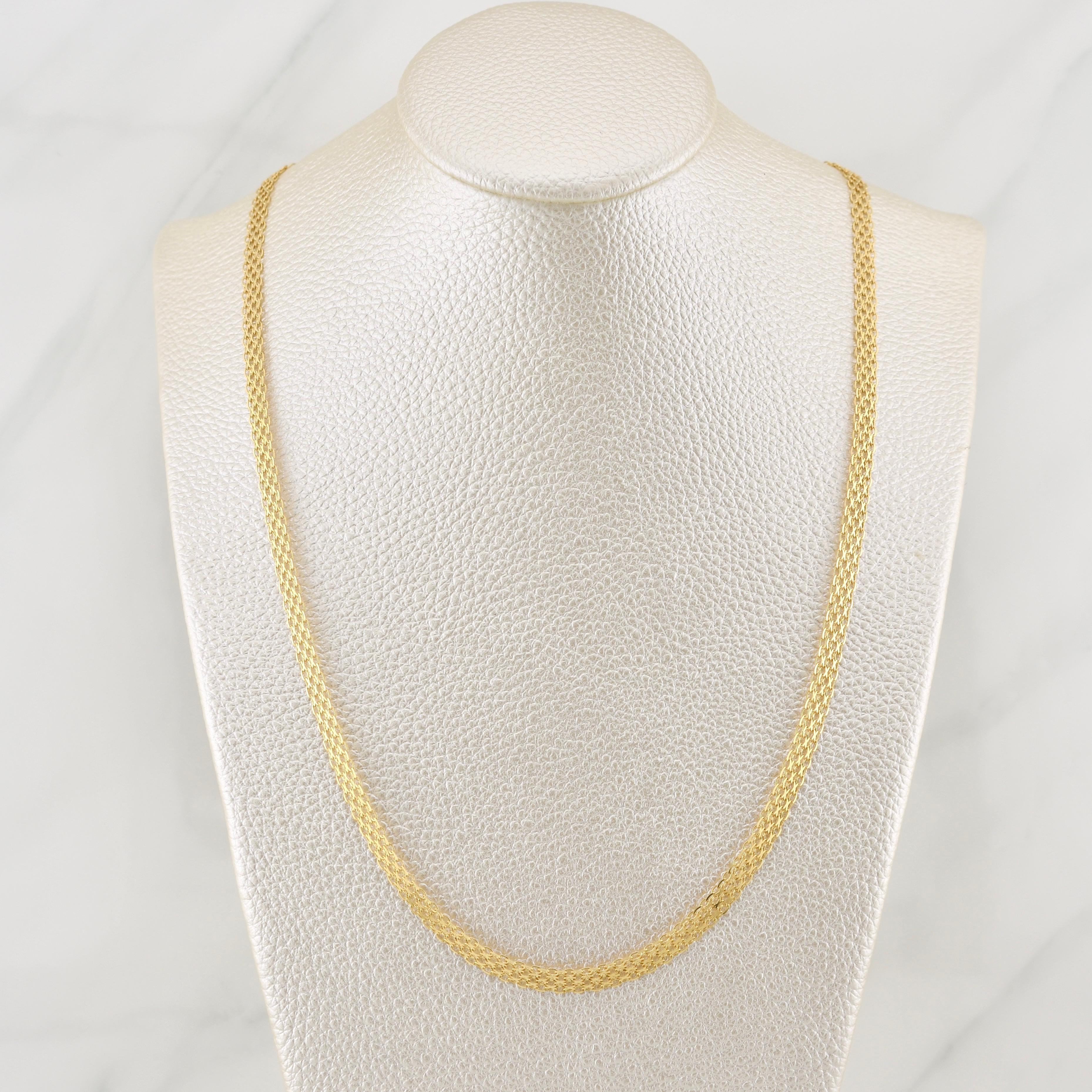 Cadena China 8.15gr / 23 3/4 in / Oro Amarillo +1 18K !