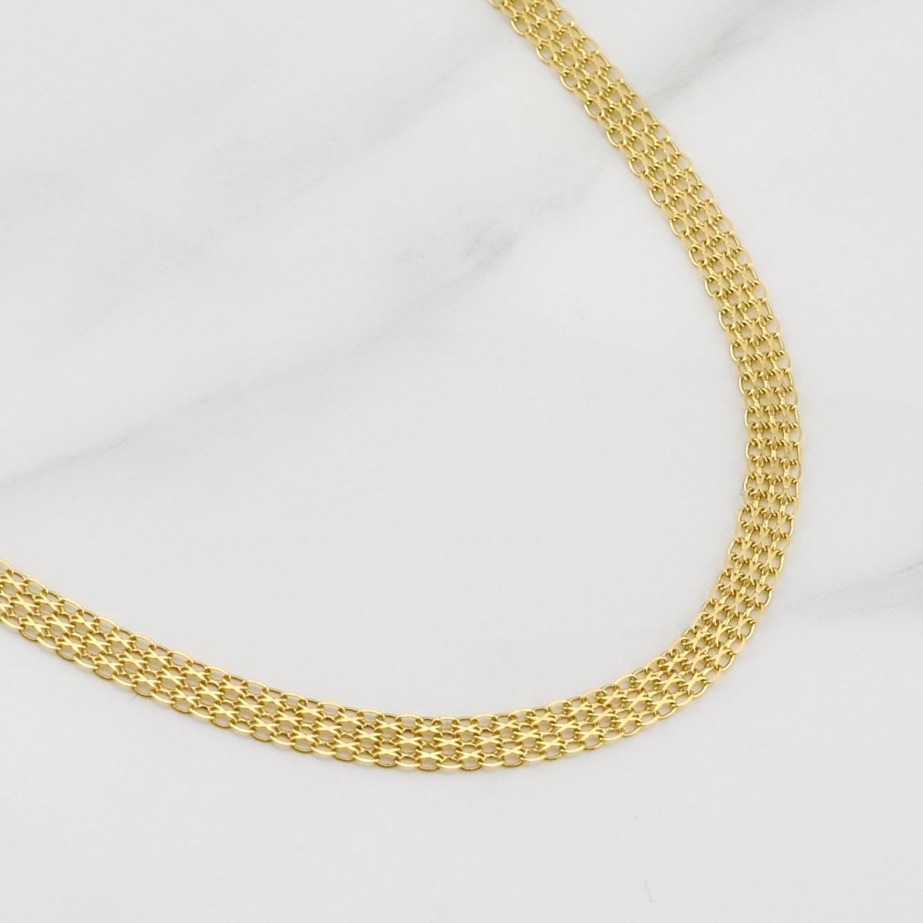 Bismark Chain 5.65gr / 23 3/4 in / 18K Gold +1!