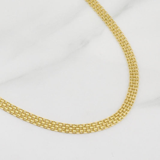 Cadena China 5.65gr / 23 3/4 in / Oro Amarillo +1 18K !