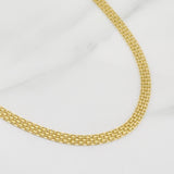 Bismark Chain 5.65gr / 23 3/4 in / 18K Gold +1!