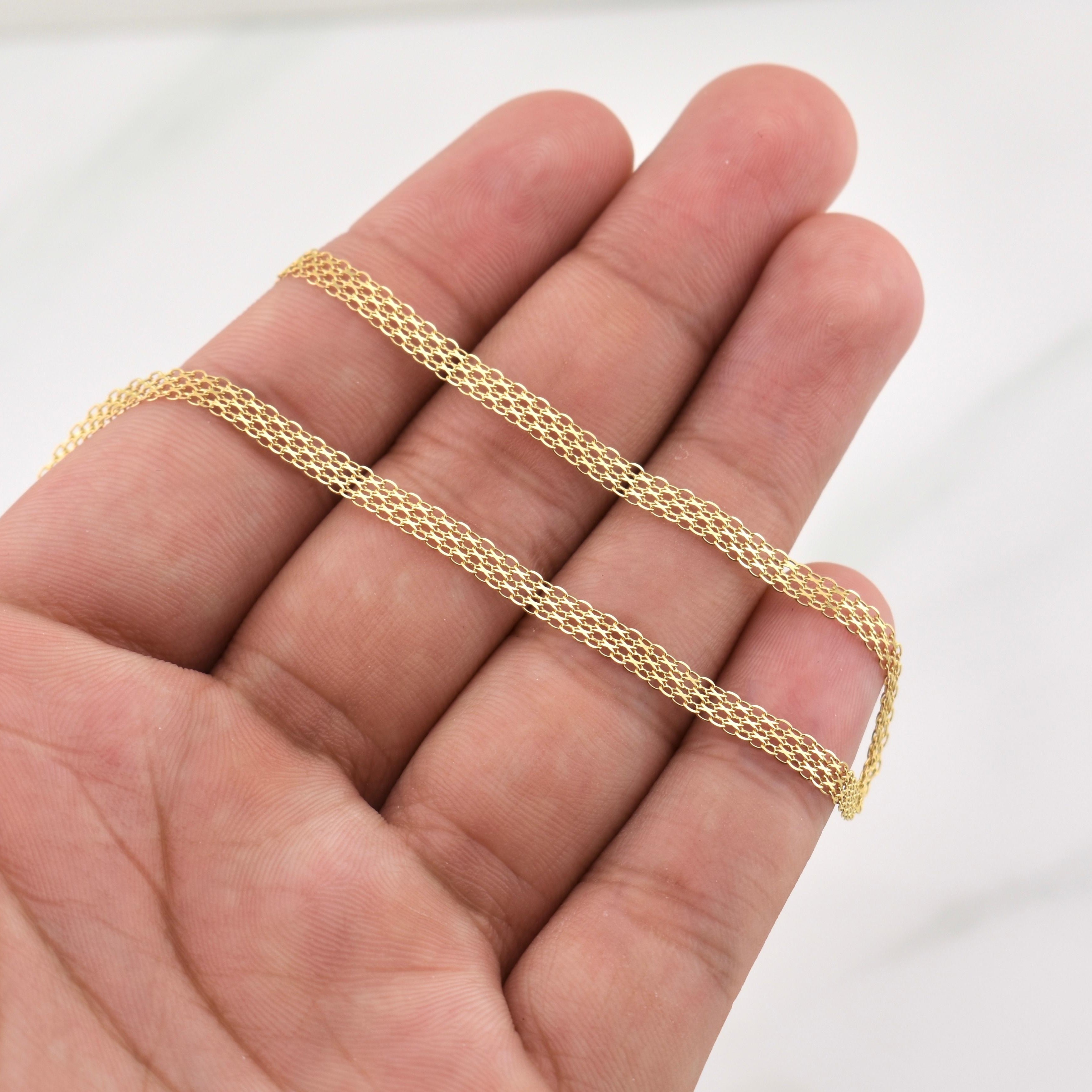 Bismark Chain 5.65gr / 23 3/4 in / 18K Gold +1!