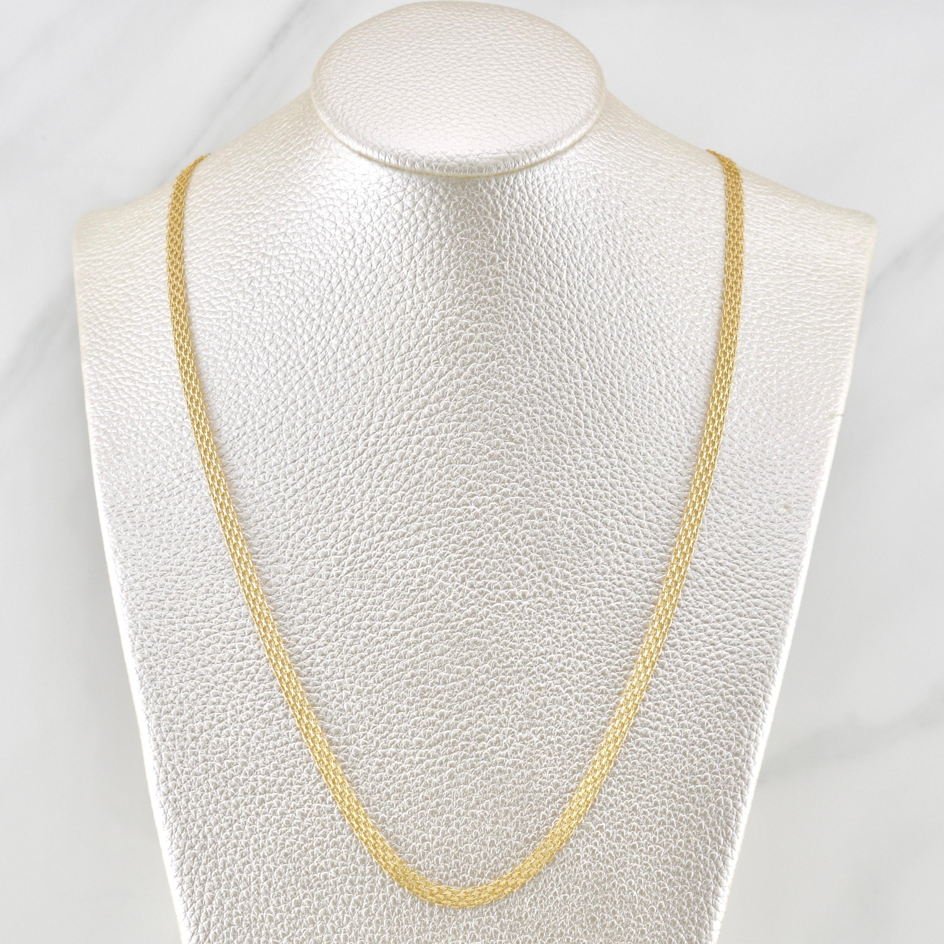 Bismark Chain 5.65gr / 23 3/4 in / 18K Gold +1!