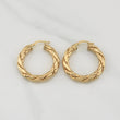 Candongas Tati 3.9gr / 1 1/4 in / Oro Amarillo +4 18K !