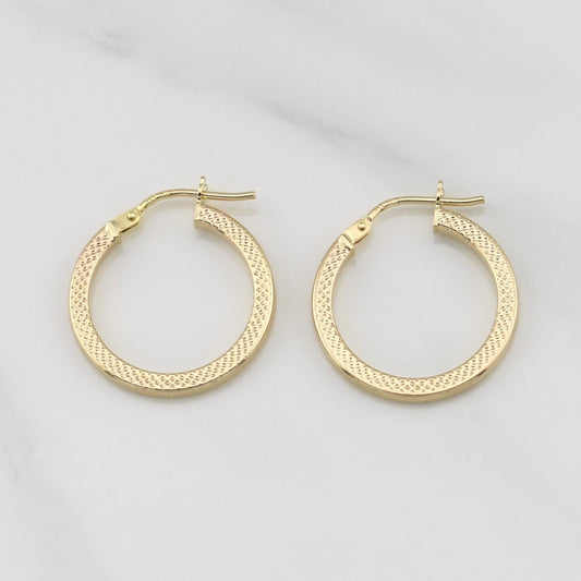 Candongas Lala 1.5gr / 3/4 in / Oro Amarillo +4 18K !