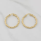 Candongas Aly 2.3gr / 1 1/4 in / Oro Amarillo +4 18K !