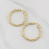 Candongas Aly 2.3gr / 1 1/4 in / Oro Amarillo +4 18K !