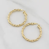 Candongas Aly 2.35gr / 1 1/4 in / Oro Amarillo +4 18K !