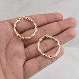 Candongas Aly 2.35gr / 1 1/4 in / Oro Amarillo +4 18K !