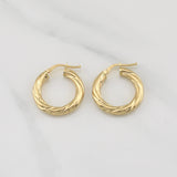 Candongas Mary 2.4gr / 1 in / Oro Amarillo +4 18K !