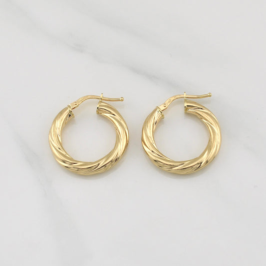 Candongas Mary 2.5gr / 1 in / Oro Amarillo +4 18K !