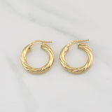 Candongas Mary 2.5gr / 1 in / Oro Amarillo +4 18K !
