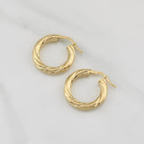 Candongas Mary 2.4gr / 1 in / Oro Amarillo +4 18K !