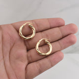 Candongas Mary 2.4gr / 1 in / Oro Amarillo +4 18K !