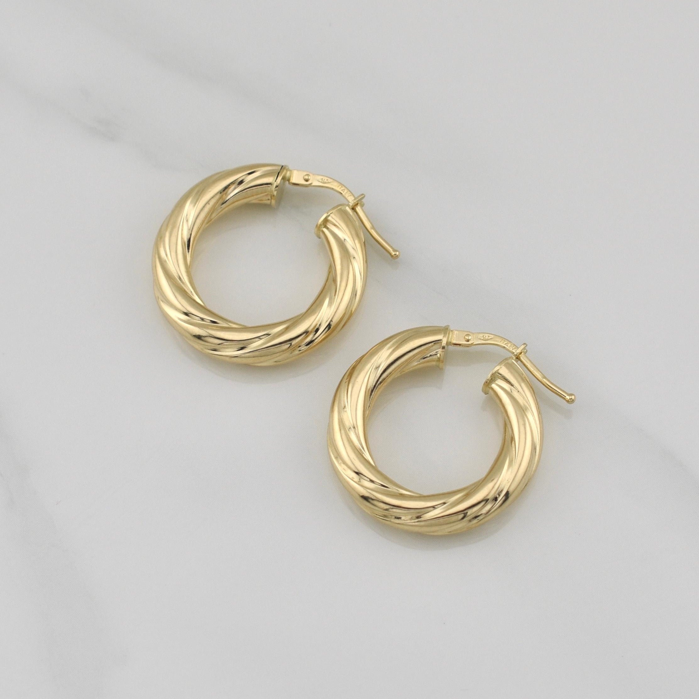 Candongas Mary 3.2gr / 1 in / Oro Amarillo +4 18K !