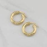 Candongas Mary 3.2gr / 1 in / Oro Amarillo +4 18K !
