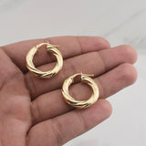 Candongas Mary 3.2gr / 1 in / Oro Amarillo +4 18K !