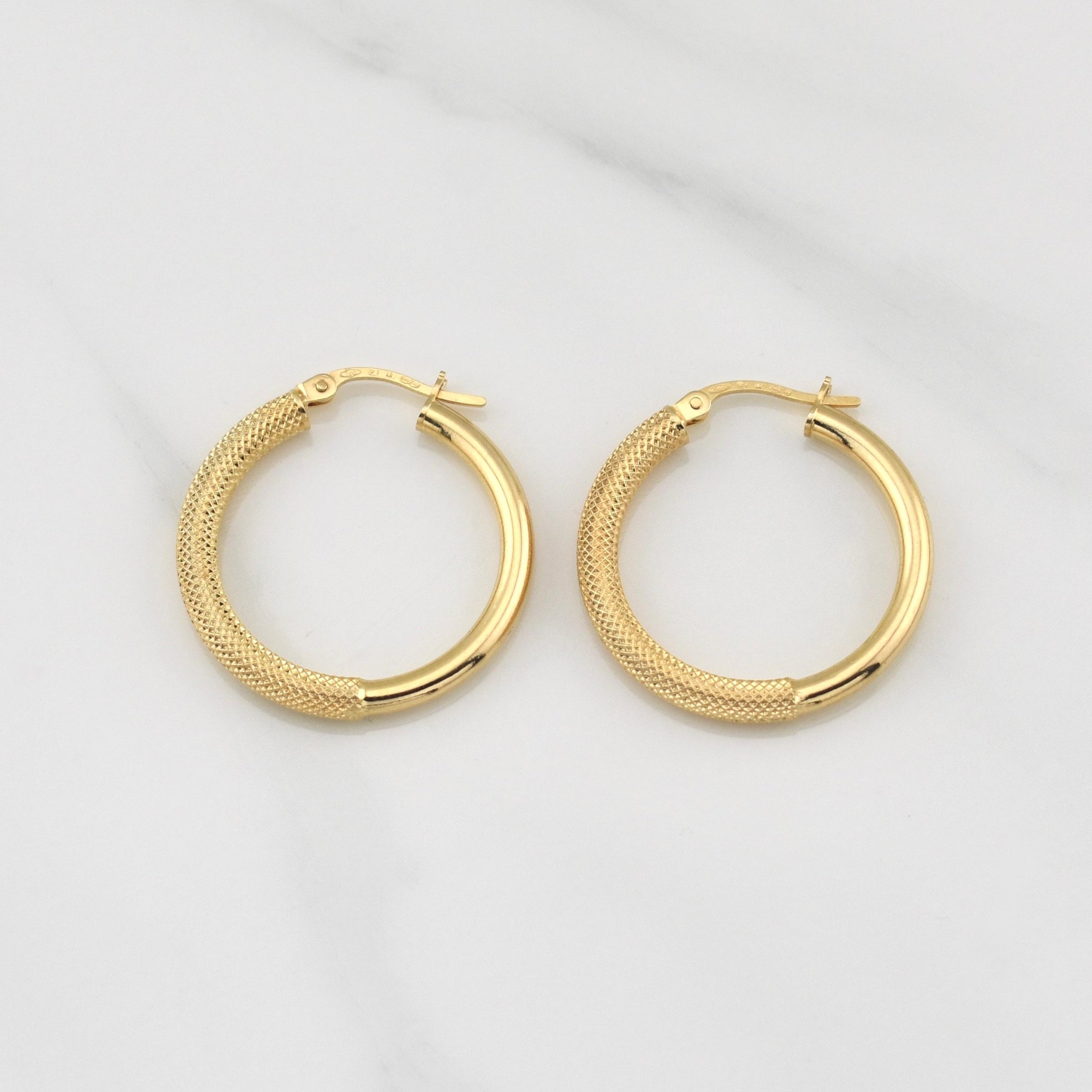 Candongas Ela 2.1gr / 1 in / Oro Amarillo +4 18K