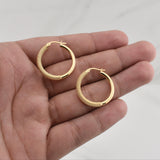 Candongas Ela 2.1gr / 1 in / Oro Amarillo +4 18K !