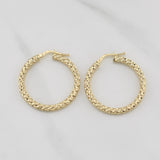 Candongas Mia 2.8gr / 1 1/4 in / Oro Amarillo +4 18K !