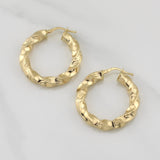Cleo Hoop Earrings 4gr / 1 1/4 in / Yellow Gold +4 18K !