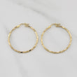 Hoop Earrings Cora 1.75gr / 1 1/2 in / Yellow Gold +4 18K !