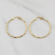 Hoop Earrings Cora 1.4gr / 1 1/2 in / Yellow Gold +4 18K