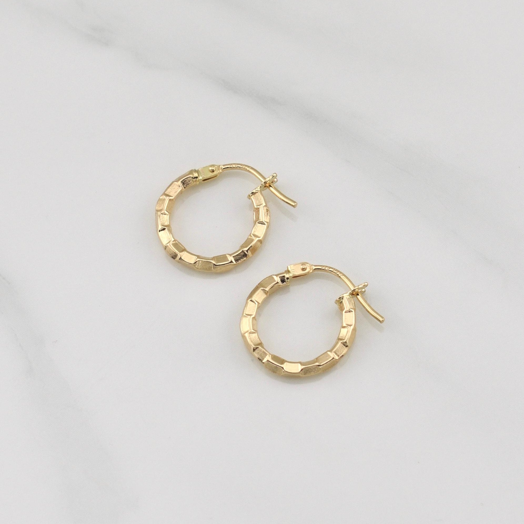 Candongas Esme 1gr / 3/4 in / Oro Amarillo +4 18K !