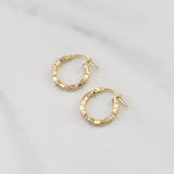 Candongas Esme 1gr / 3/4 in / Oro Amarillo +4 18K !