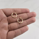 Candongas Esme 1gr / 3/4 in / Oro Amarillo +4 18K !