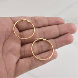 Candongas Nati 1.7gr / 1 1/4 in / Oro Amarillo +4 18K !