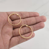 Candongas Nati 2.35gr / 1 1/4 in / Oro Amarillo +4 18K !