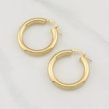 Candongas Jass 3.35gr / 1 1/4 in / Oro Amarillo +4 18K !