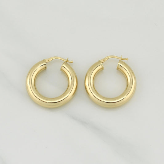 Candongas Jassy 3.8gr / 1 in / Oro Amarillo +4 18K !