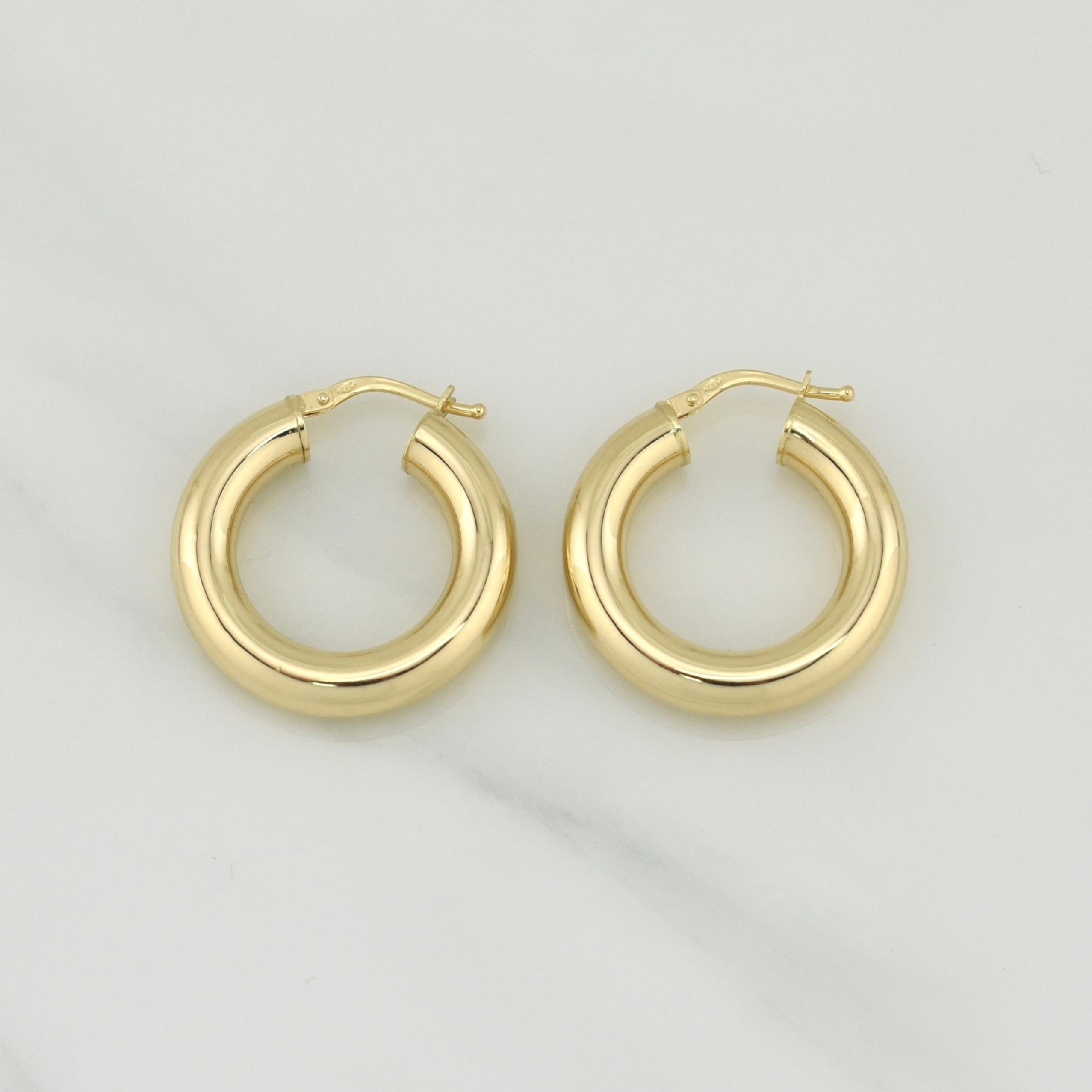 Candongas Jassy 3.3gr / 1 in / Oro Amarillo +4 18K !