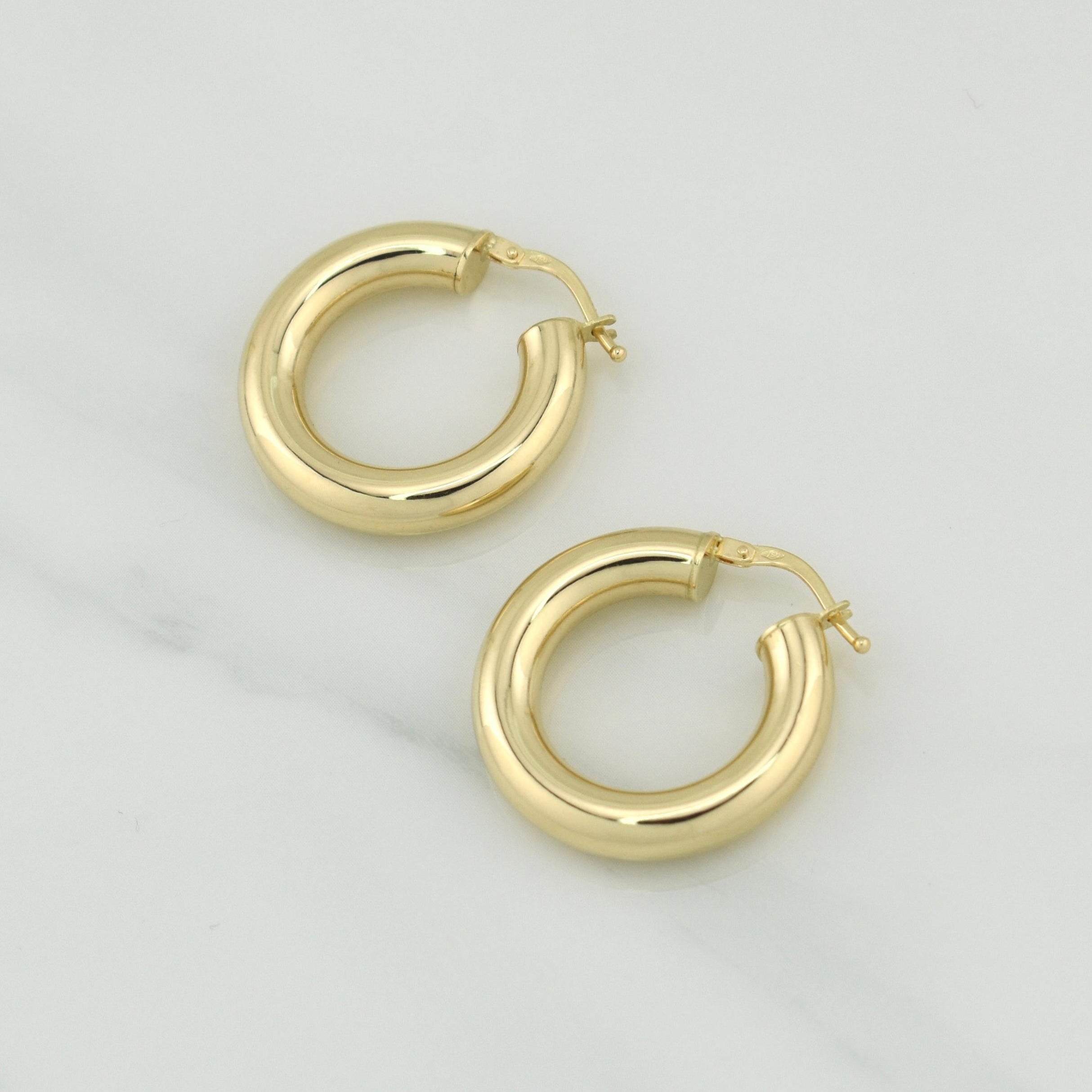 Candongas Jassy 3.3gr / 1 in / Oro Amarillo +4 18K !