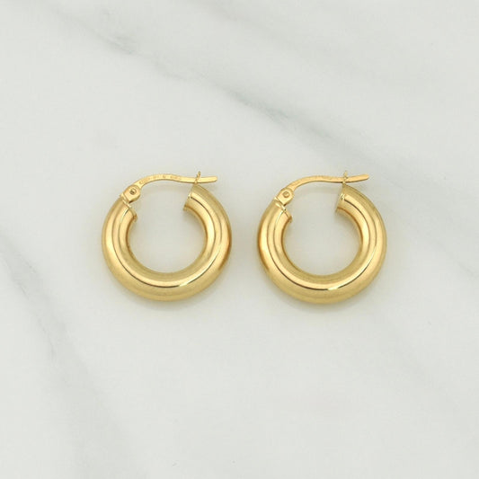 Candongas Jassy 2gr / 3/4 in / Oro Amarillo +4 18K !