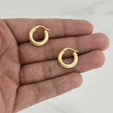 Candongas Jassy 2gr / 3/4 in / Oro Amarillo +4 18K !