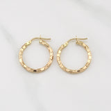 Esme Hoop Earrings 1.3gr / 3/4 in / Yellow Gold +4 18K !