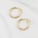 Esme Hoop Earrings 1.3gr / 3/4 in / Yellow Gold +4 18K !