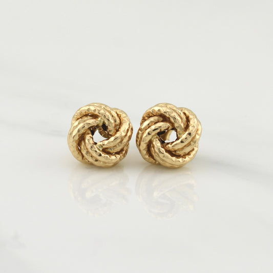 Topos Helice Diamantado 1.7gr / 10.5mm Oro Amarillo +4 18K !