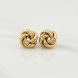 Topos Helice Diamantado 1.7gr / 10.5mm Oro Amarillo +4 18K !