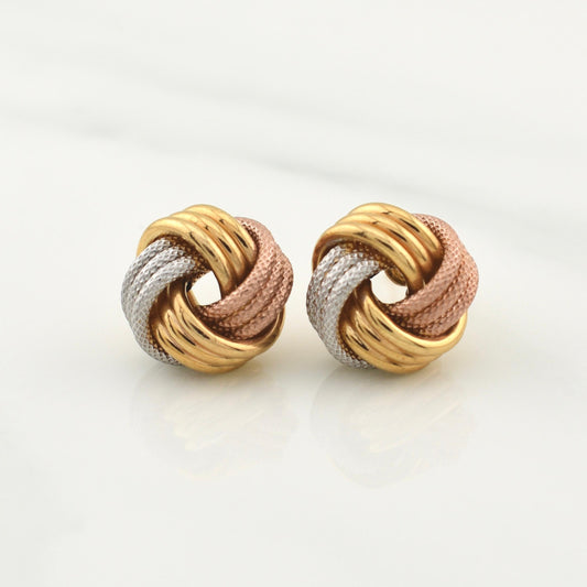 Topos Helice Semi Diamantado 1.8gr / 12.8mm Tres Oros +4 18K !