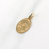 Dije Virgen Con El Niño 0.8gr / 1 in / Oro Amarillo +4 18K !
