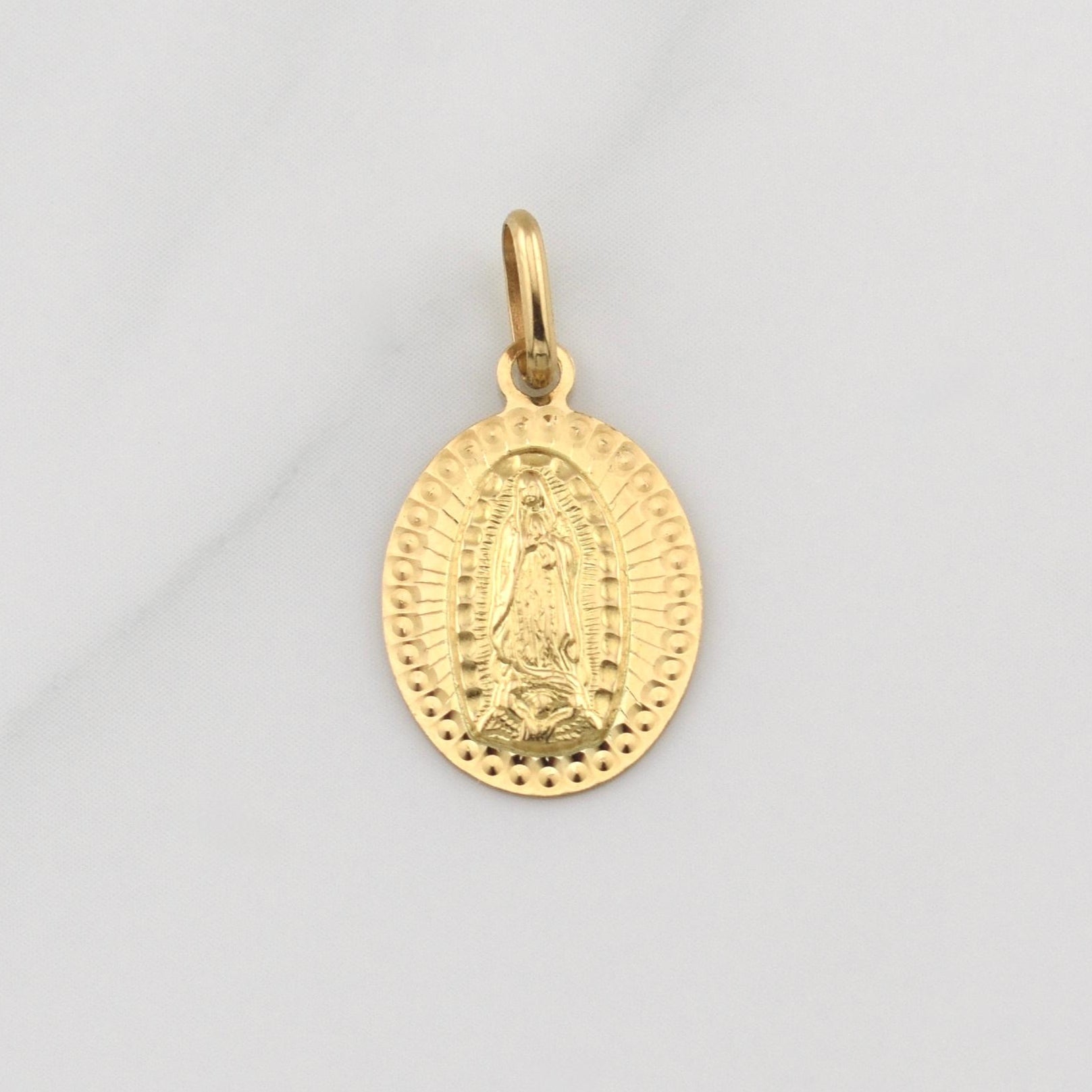Pendant Virgin of Guadalupe 1gr / 1 in / Yellow Gold +4 18K