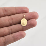 Pendant Virgin of Guadalupe 1gr / 1 in / Yellow Gold +4 18K