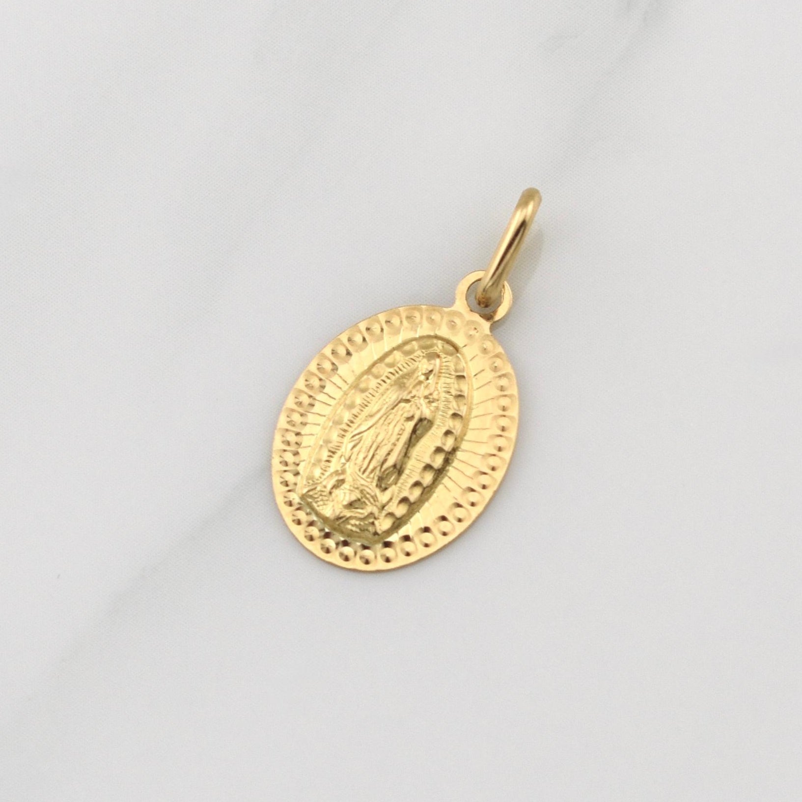 Pendant Virgin of Guadalupe 1gr / 1 in / Yellow Gold +4 18K
