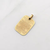 Dije Ave Maria 2.45gr / 1 in / Oro Amarillo +4 18K !