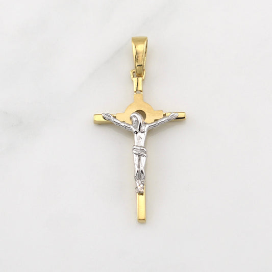 Dije Cruz Cristo 5.85gr / 2 in / Oro Amarillo +4 18K !